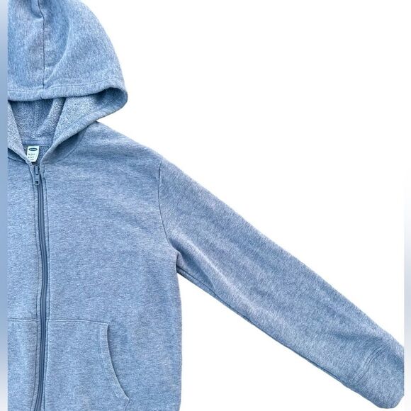 Old Navy Girls Basic Grey Zip Hoodie Size XL - Picture 2 of 4